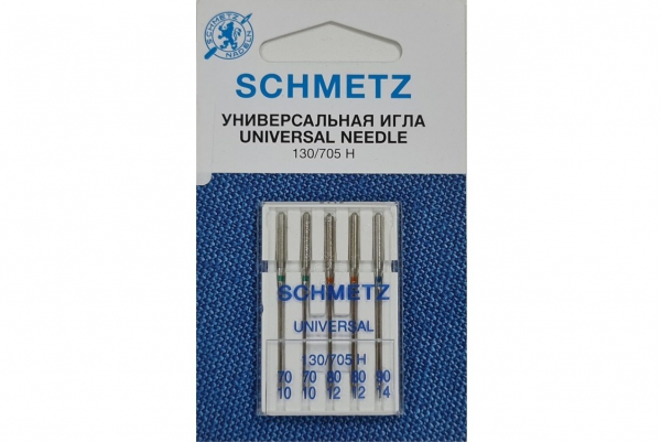 Иглы Schmetz универсальные (70x2, 80x2, 90x1), 5 шт в Ковдоре